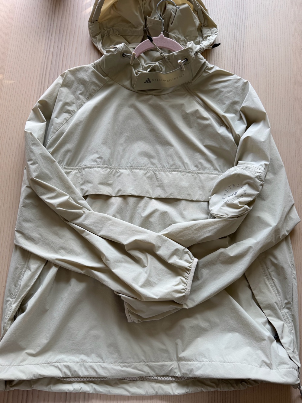 Adidas by Stella McCartney Anorak Windbreaker Jacket - Size L - Like New - Picture 2 of 6